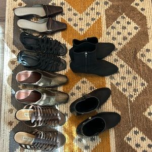 All size 6 shoes six pairs